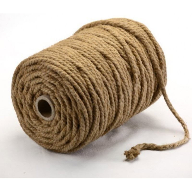 

Канат джутовый, 8мм, 200м (Виктория)
