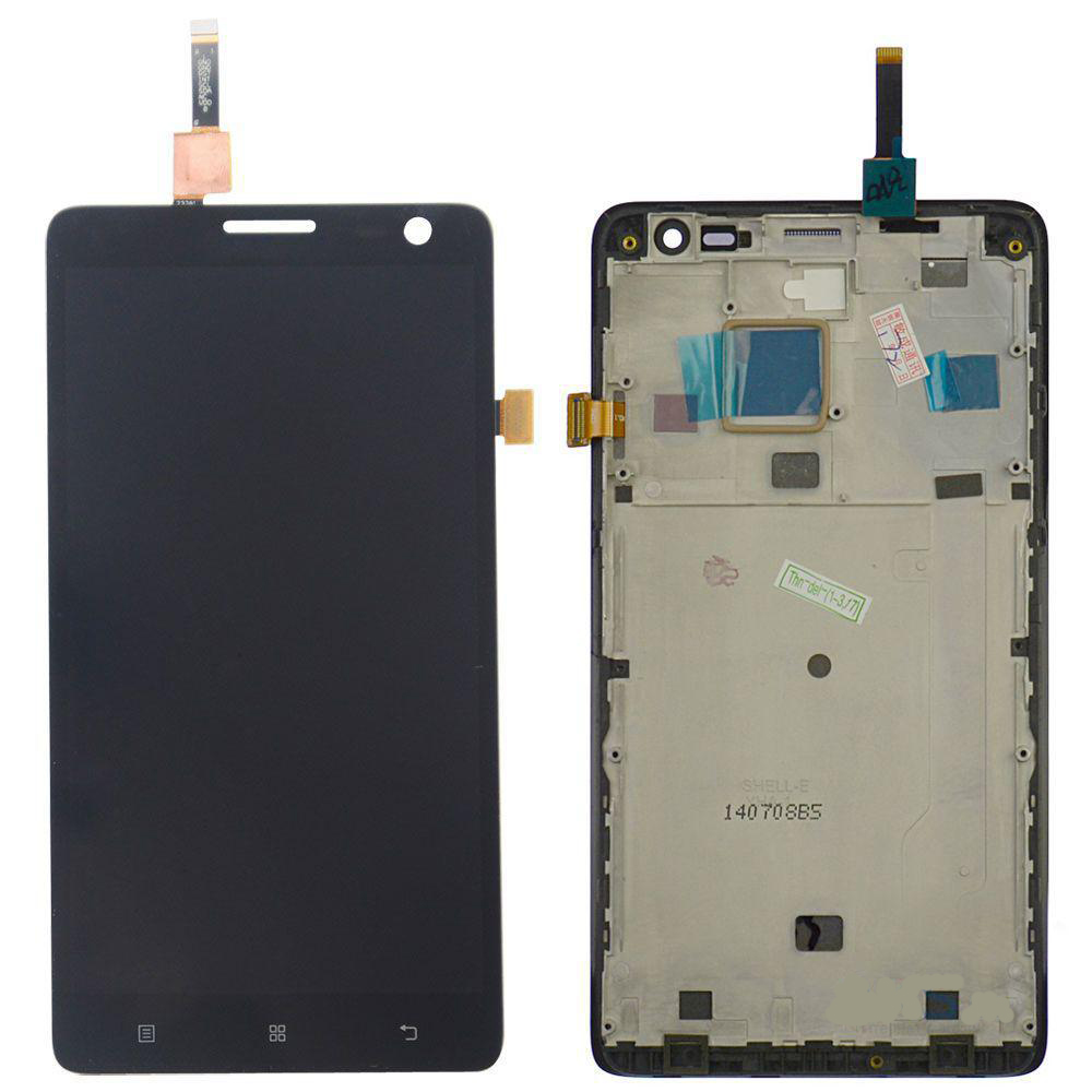 

Дисплей + сенсор (модуль) Lenovo S856 черный + рамка