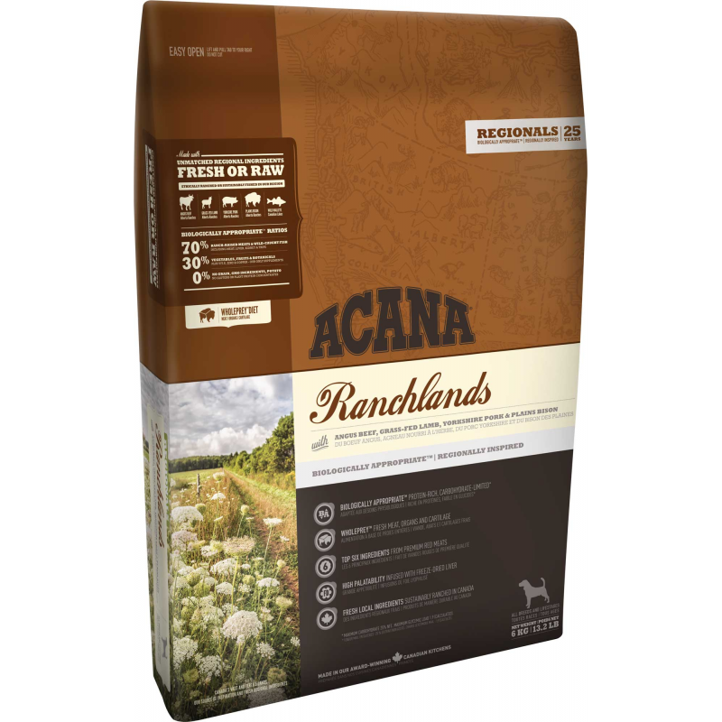 

Acana Ranchlands Dog Сухой корм для собак всех пород и возрастов (11,4 кг)