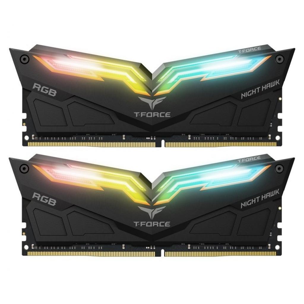 

Модуль пам&яті для комп&ютера DDR4 16GB (2x8GB) 3200 MHz T-Force Night Hawk RGB Black Team (TF1D416G3200HC16CDC01)