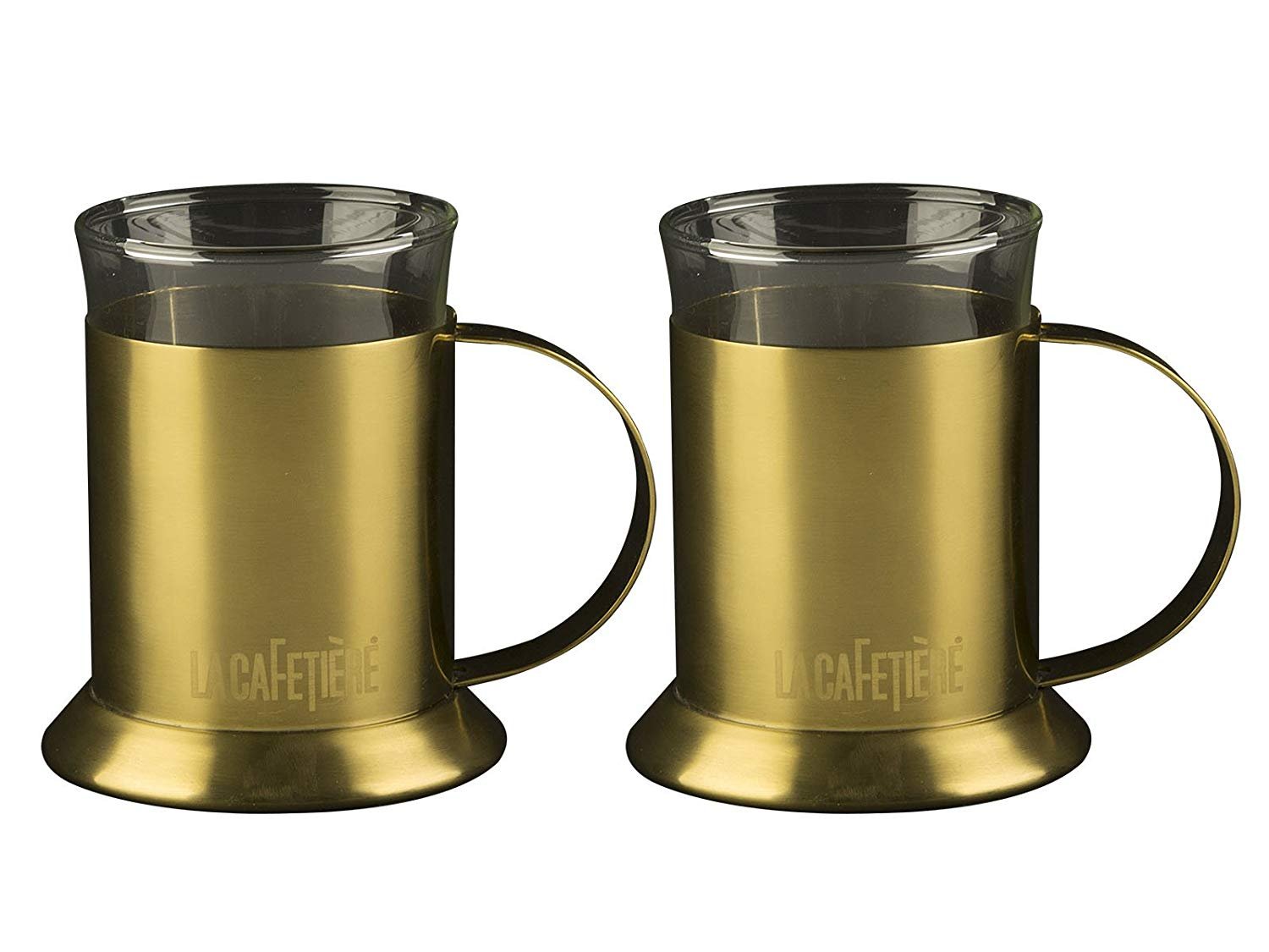 

Набор чашек для кофе La Cafetière Edited золотистого цвета (2 штуки), 200 мл