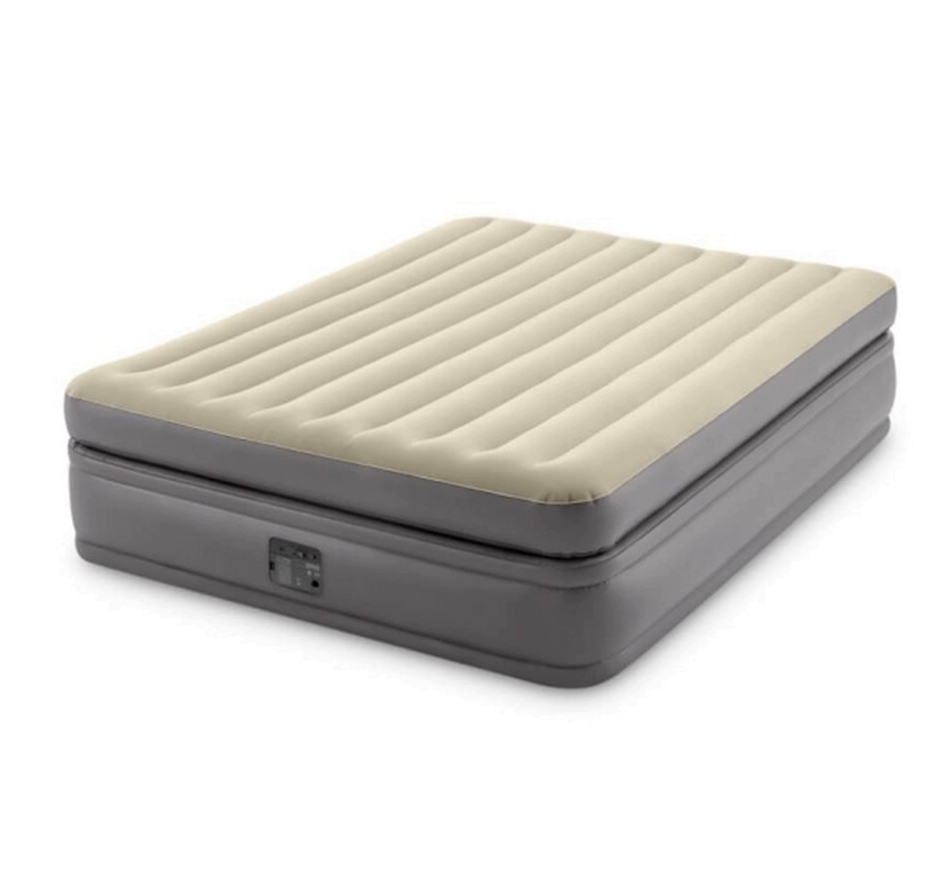 

Надувная кровать двуспальная Intex Comfort Plush, с электронасосом 220V (152-203-51 см)