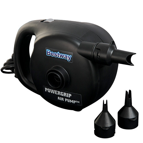 

Сетевой электрический насос Bestway 62098 Powergrip Air Pump с тремя насадками Черный (RT-62098)