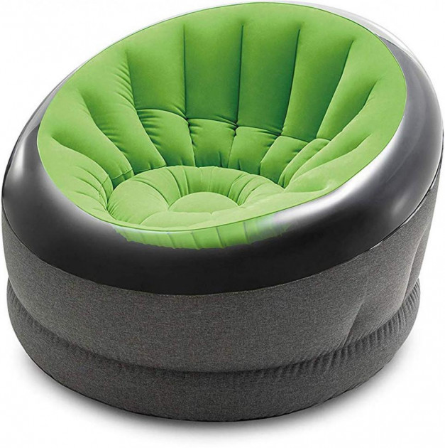 

Надувное кресло велюровое круглое Intex 66582 112 х 109 х 69 см Empire Chair Зелёный (int_66582-3)