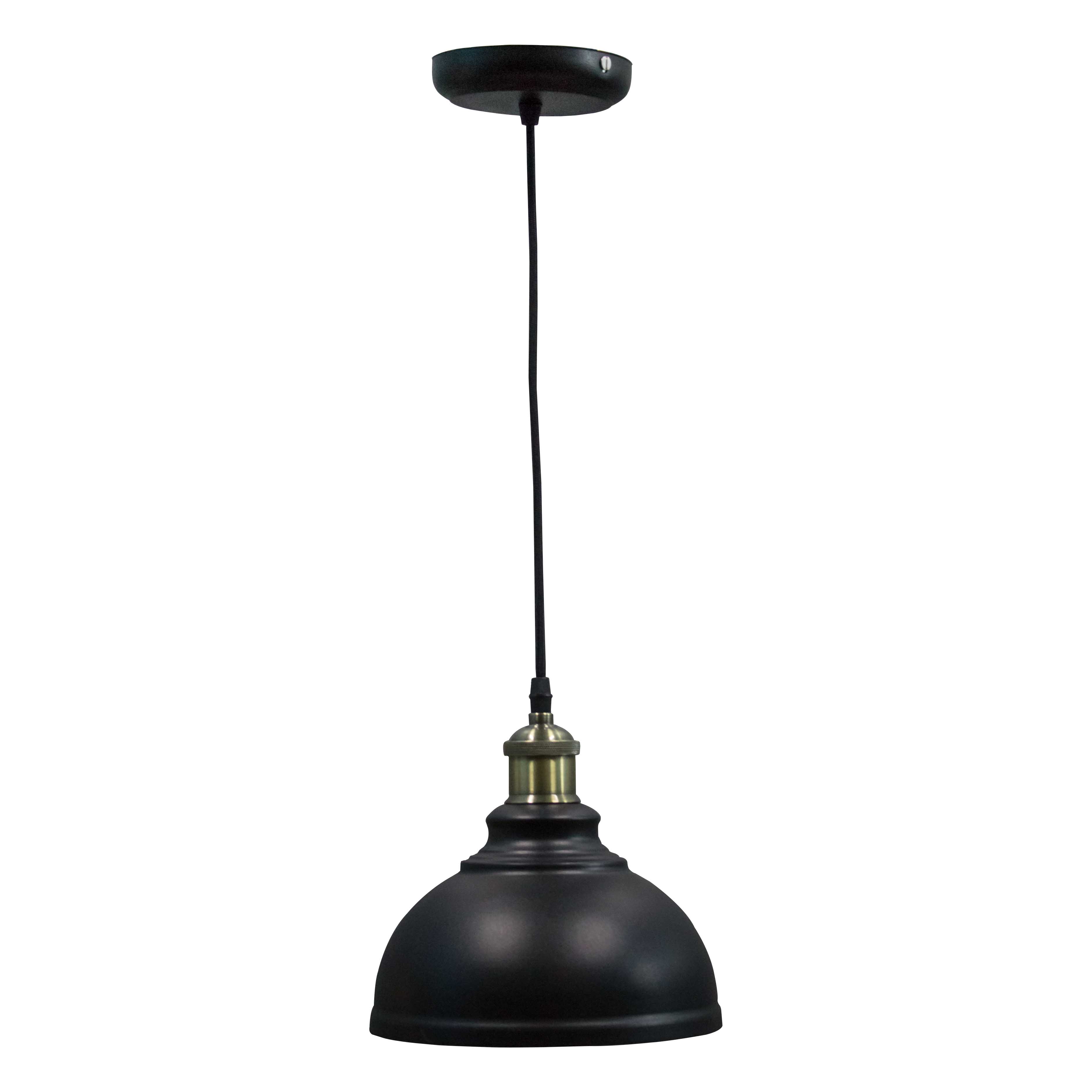

Светильник потолочный подвесной 100lamp Loft Е-27 металл, черный (NL 205)