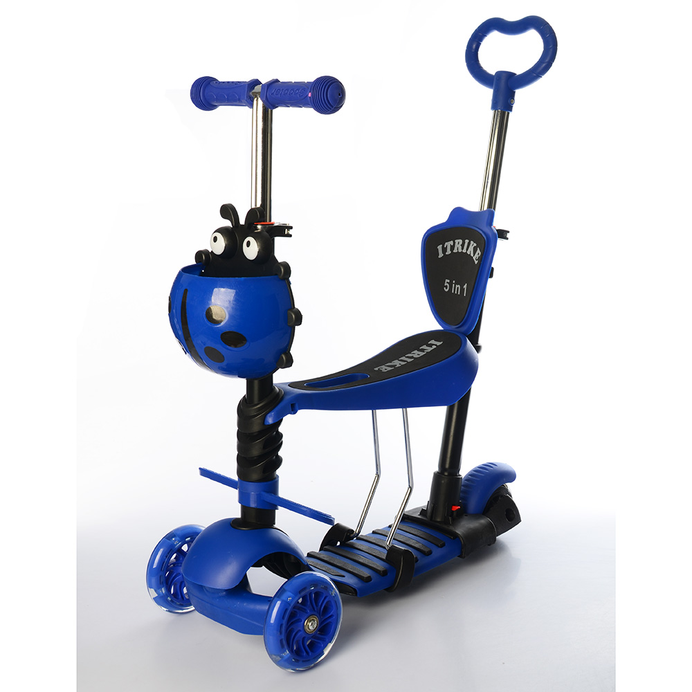 

Самокат iTrike MAXI JR 3-026-BL синий
