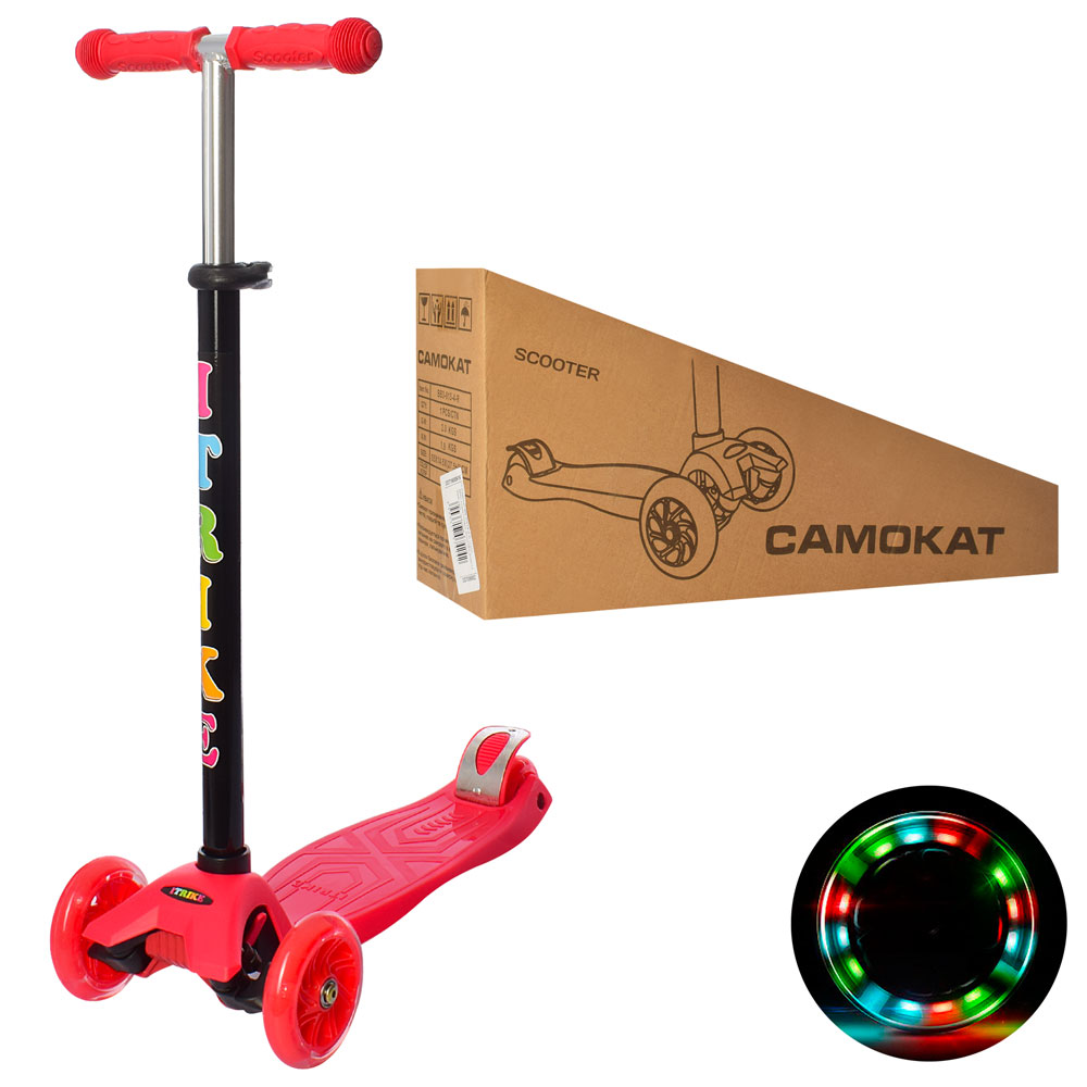 

Самокат iTrike MAXI JR 3-003-R красный