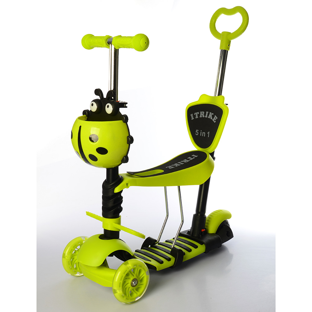 

Самокат iTrike MAXI JR 3-026-GR зеленый