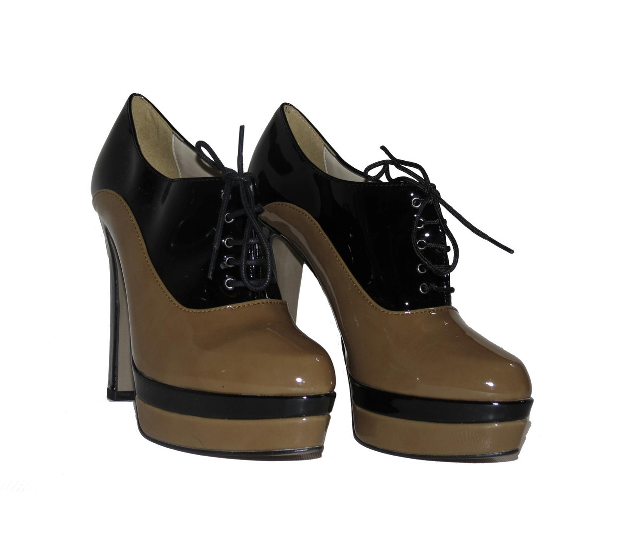 

Ботильоны Woman's heel 38 черный с бежевым (О-586)