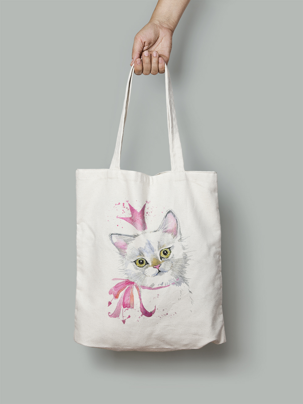 

Эко-сумка Owear с ярким принтом aqua297Bag-WH Светло-бежевый