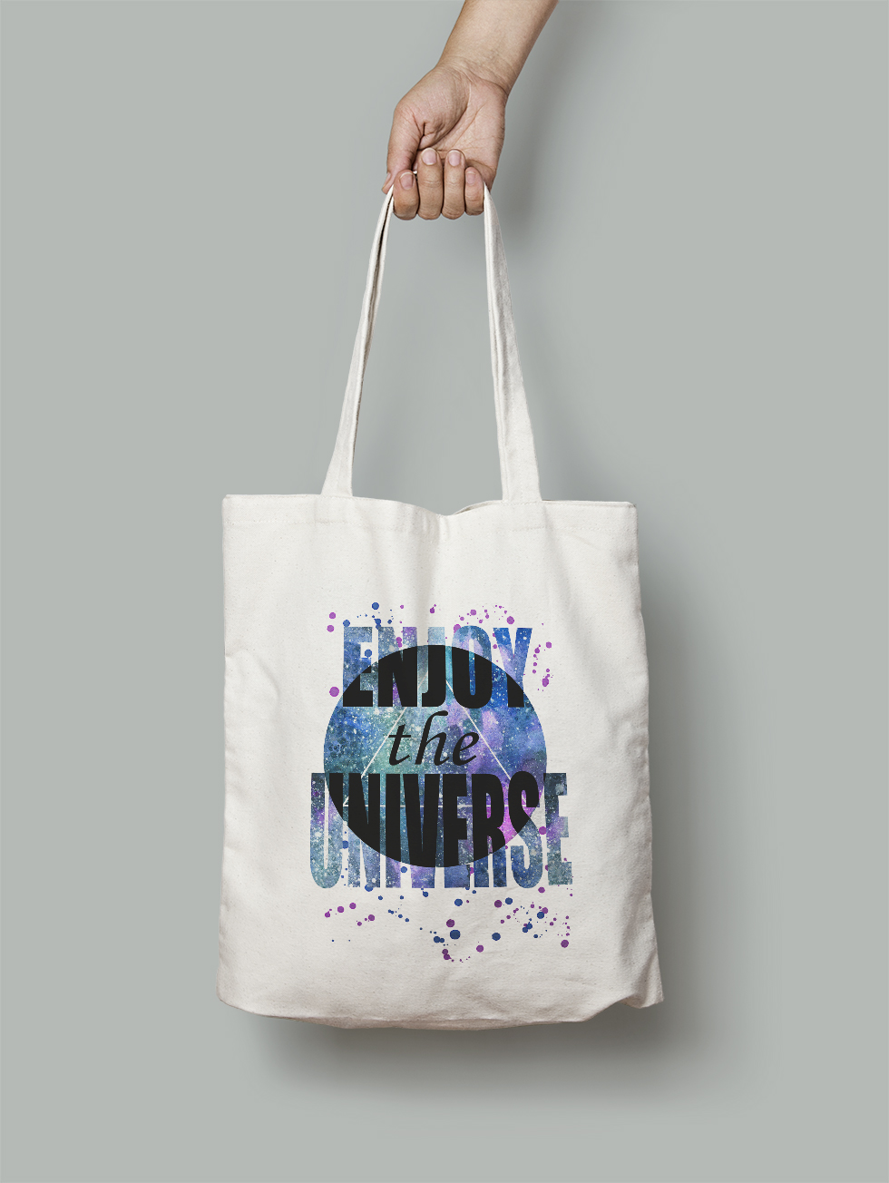 

Эко-сумка Owear с ярким принтом aqua339Bag-WH Светло-бежевый