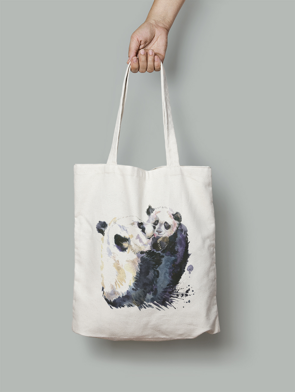 

Эко-сумка Owear с ярким принтом aqua354Bag-WH Светло-бежевый