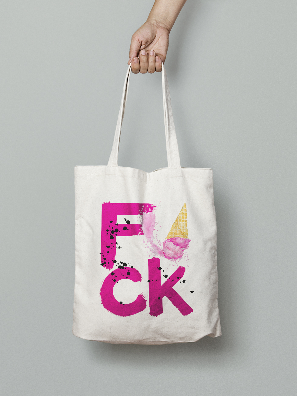 

Эко-сумка Owear с ярким принтом aqua168Bag-WH Светло-бежевый