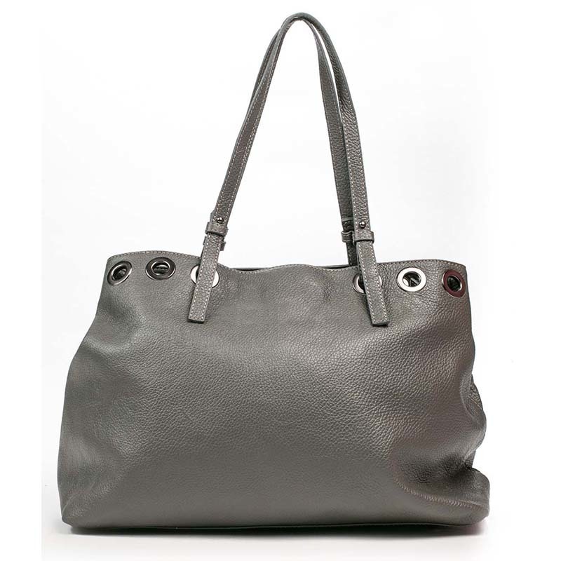 

Женская кожаная сумка Italian Bags Серый