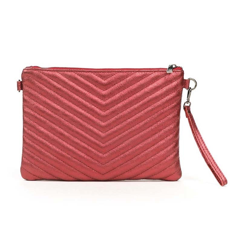 

Клатч кожаный Amelie Pelletteria Бордовый