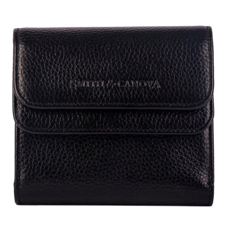 

Кошелек женский кожаный Smith / Canova Haxey Black (28611 BLK)