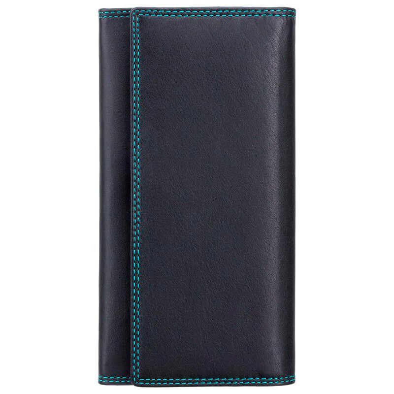 

Кошелек женский кожаный Visconti Topaz Black/Aqua (CD21 BLK/AQUA)