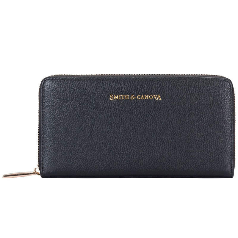 

Кошелек женский кожаный Smith / Canova Darley Black (26818 BLK)