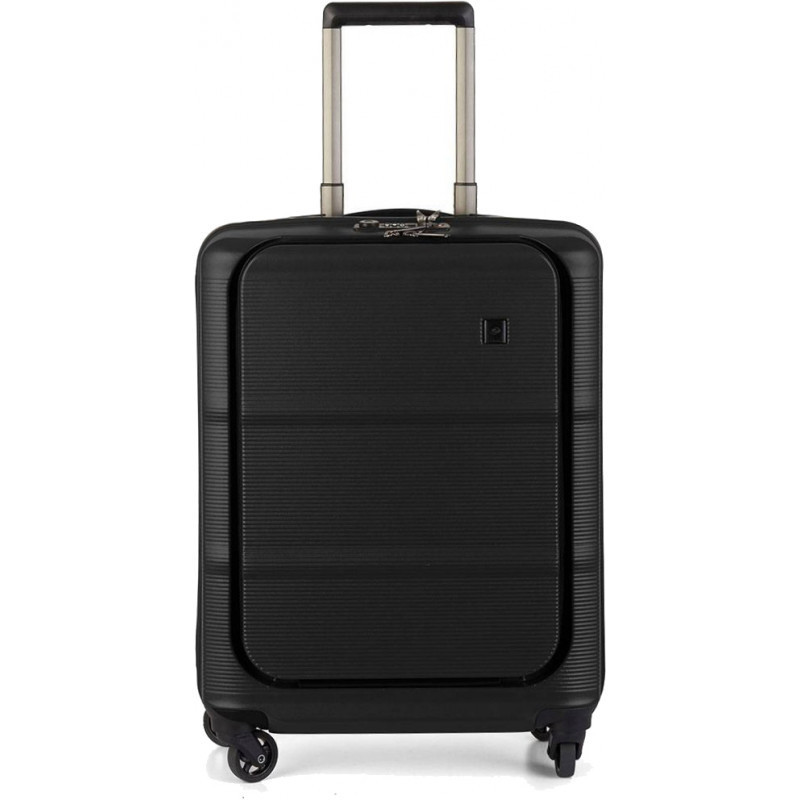 

Чемодан на 4 колесах Echolac Elise Pocket Black S с карманом (EcPC094F-403-01)