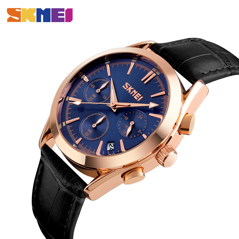 

Мужские часы Skmei 9128 Luxury 3Bar (0011)