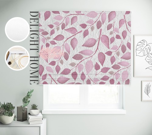 

Римская штора с фотопечатью 15-120 система Light I&H Джуси велюр 100*170 см