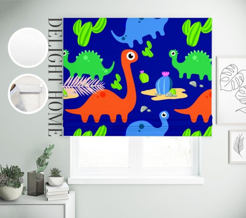 

Римская штора с фотопечатью 09-001 система Prestige I&H Джуси велюр 70*170 см