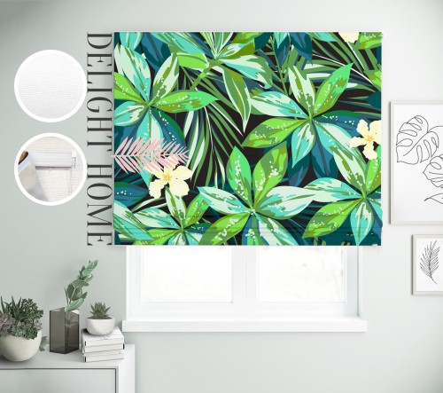 

Римская штора с фотопечатью 02-196 система Prestige I&H Джуси велюр 300*170 см