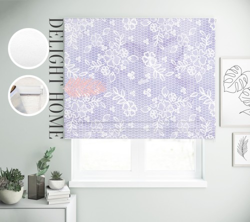 

Римская штора с фотопечатью 02-251 система Prestige I&H Джуси велюр 280*170 см