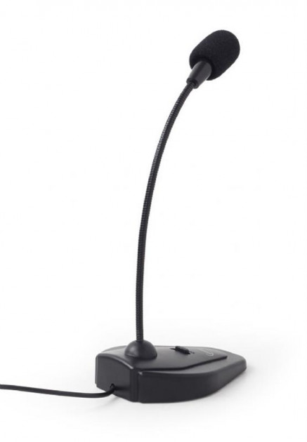 

Микрофон настольный проводной Gembird MIC-D-01 black
