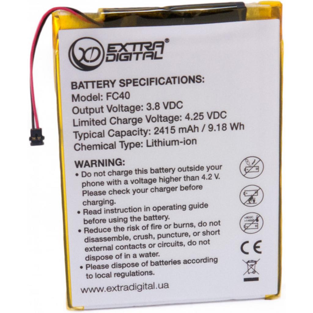 

Аккумуляторная батарея EXTRADIGITAL Motorola Moto G3 (FC40) 2415 mAh