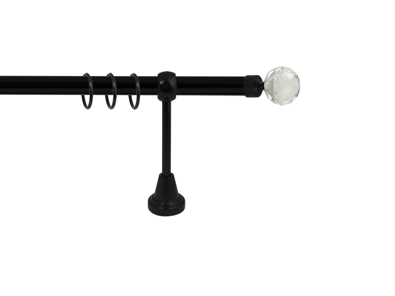 

Карниз одинарный 19 мм Шар-Кристал 2,40м ( 6694860210124 )