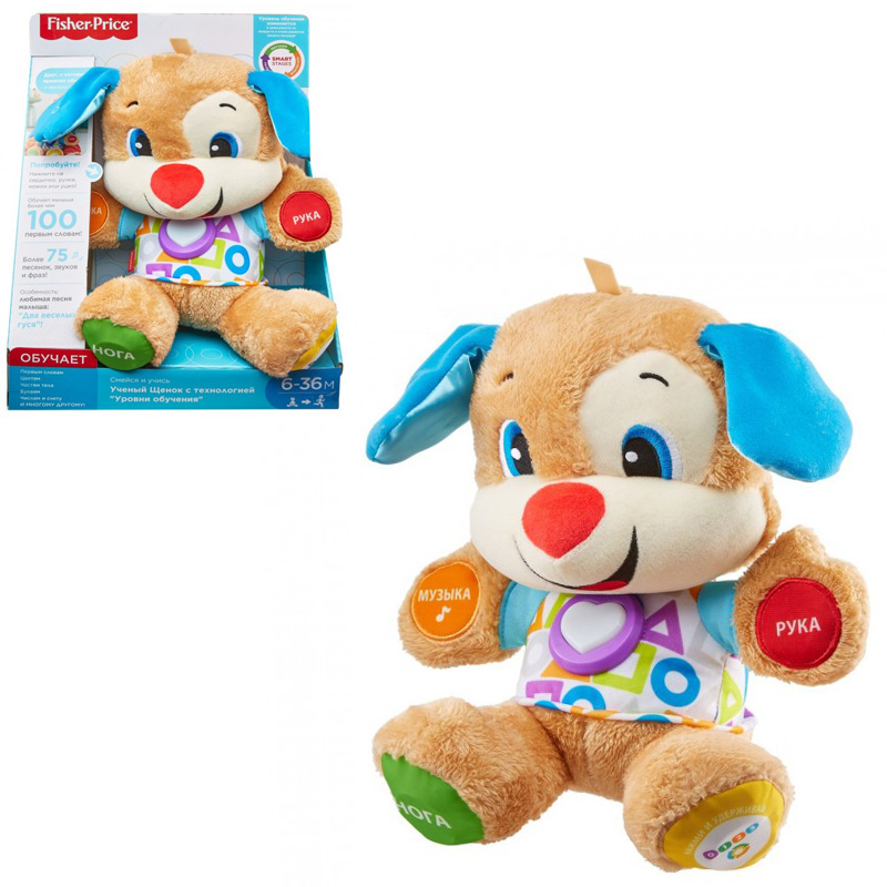 

Умный щенок с технологией Smart Stages Fisher-Price рус. FPN77