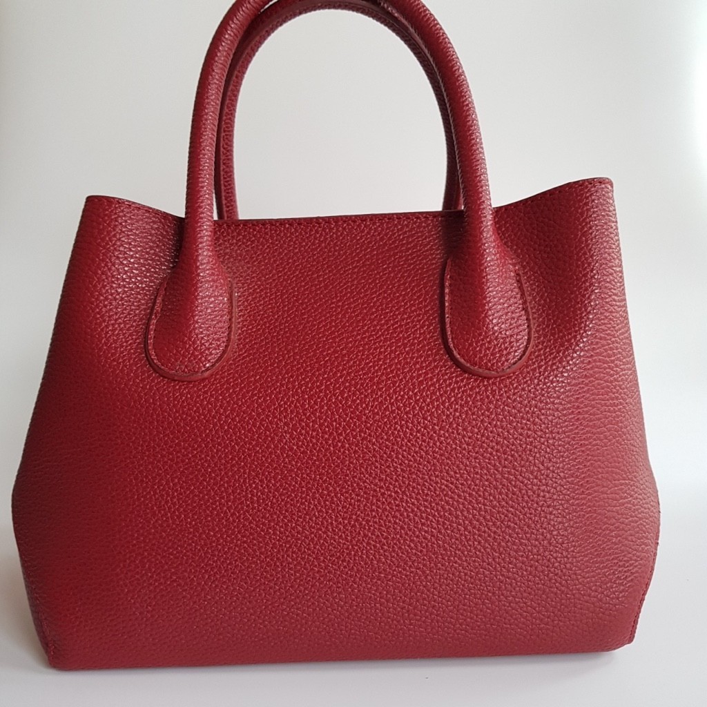 

Женская кожаная сумка Laly 4309 бордо 22/32/18