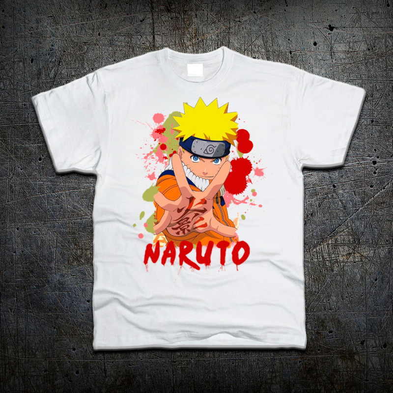 

Футболка Наруто Аниме Naruto White L