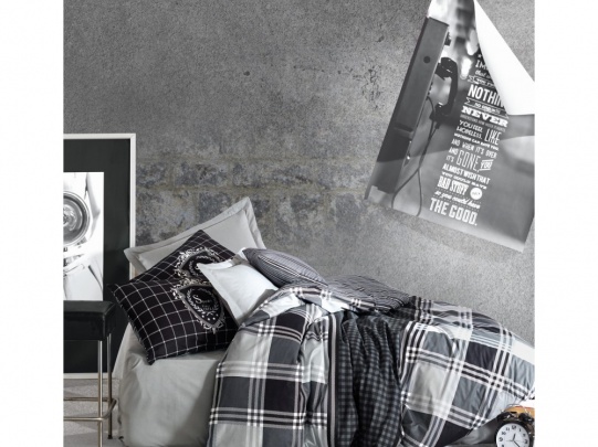 

Постельное белье Cotton Box Masculine RAMOS ANTRASIT 200х220