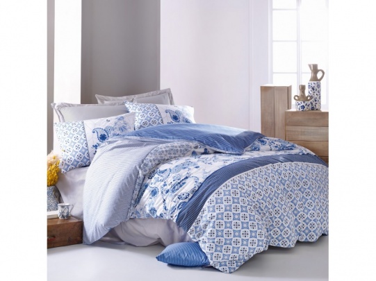 

Постельное белье Cotton Box MILO MAVI 200х220
