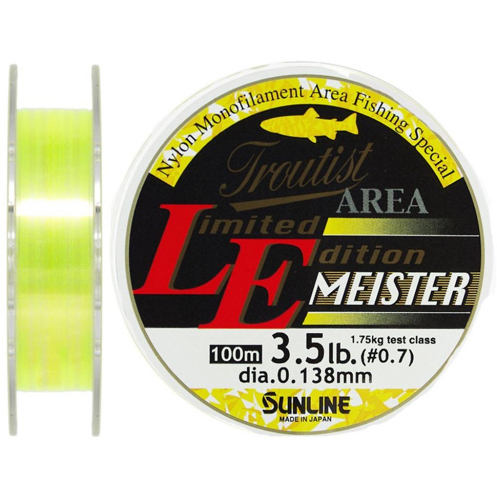 

Леска Sunline Troutist Area LE Meister 100m #0.7/0.138mm 1,75кг (1658.05.63)