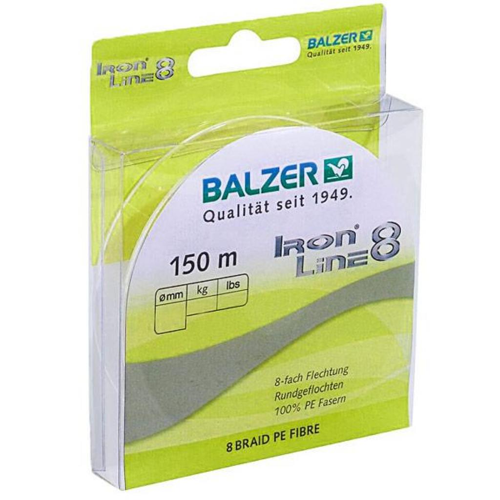 

Шнур Balzer Iron Line 8x Yellow 150м 0.27мм 27,5кг (желтый) (12661 027)