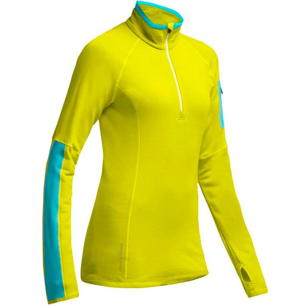 

Термокофта Icebreaker Atom LS Zip WMN chartreuse/glacier/white M (101 474 701 M)