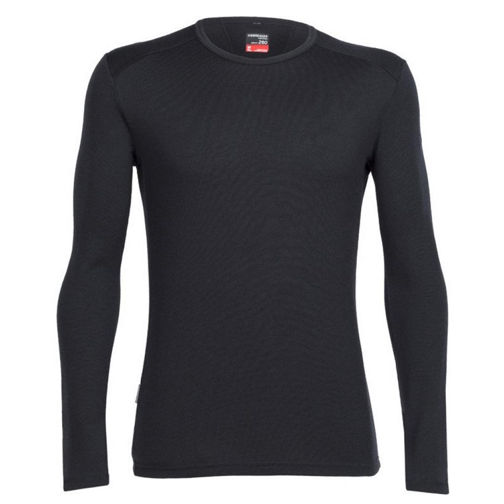 

Термофутболка Icebreaker BF 260 Tech LS Crewe MEN black L (100 483 001 L)