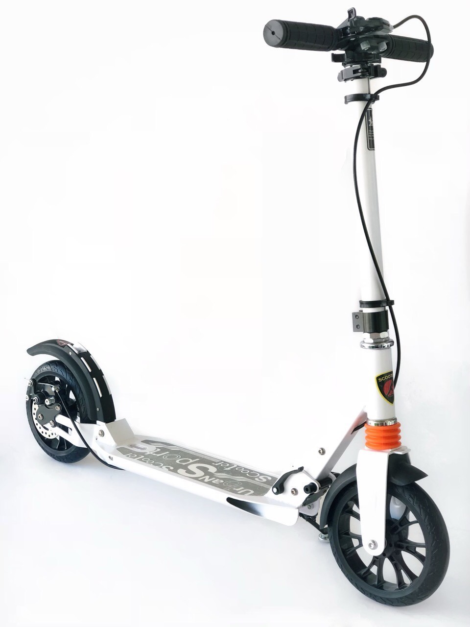 

Самокат Scooter с дисковыми тормозами 117-B1 Белый