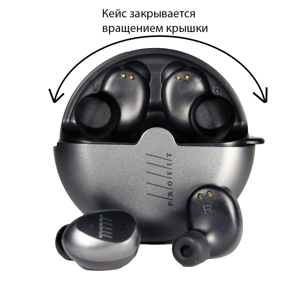

Беспроводные Bluetooth наушники Profit VS-06 Черные