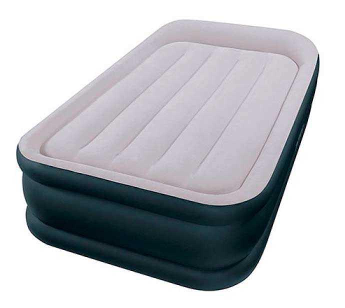 

Intex Матрас 64132 одноместный с подголовником, встроенный насос 220V, размер 191х99х42см