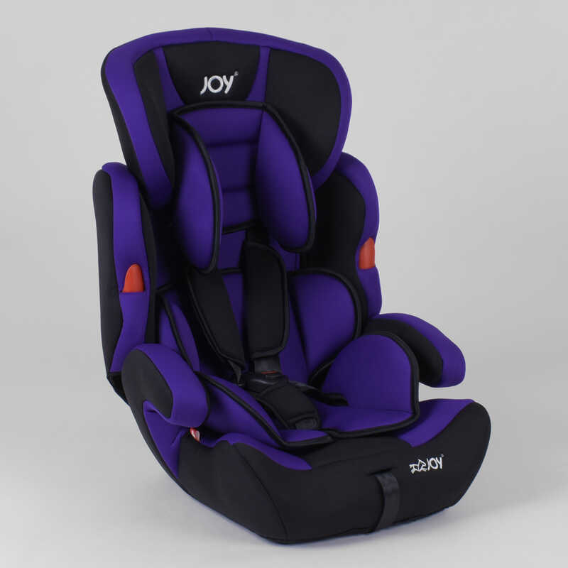

Автокресло JOY NB-5222 цвет бело-синий, универсальное от 9 до 36 кг, с бустером