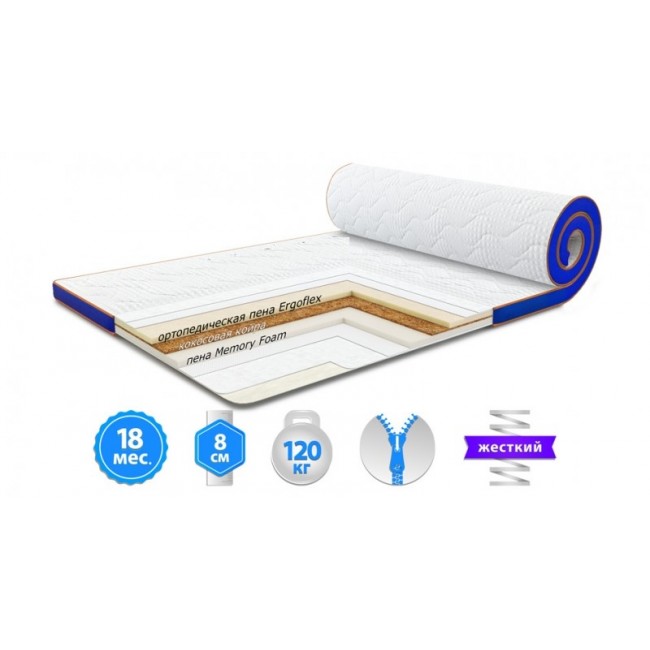 

Футон Sleep&Fly Memo 2 в 1 Kokos Стрейч 150х190 см