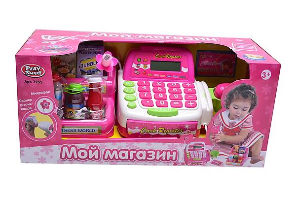 

Игрушечный кассовый аппарат «Мой магазин» PLAY SMART (7255)