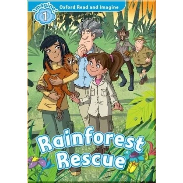 

Детская книга с диском Rainforest Rescue with Audio CD. Paul Shipton. ISBN:9780194017435