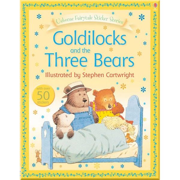 

Детская книга с наклейками Goldilocks and the Three Bears Illustrated Sticker Story. Heather Amery Stephen Cartwright. ISBN:9780746073292