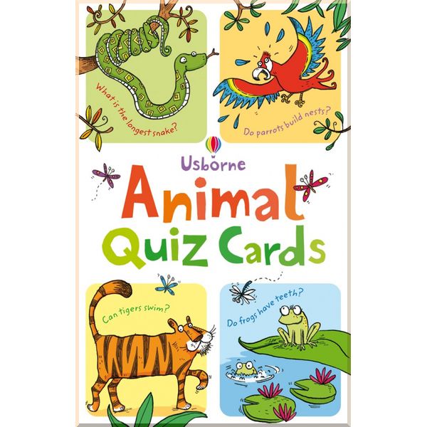 

Детские карточки Animal Quiz Cards. Sarah Horne Simon Tudhope. ISBN:9781409532392