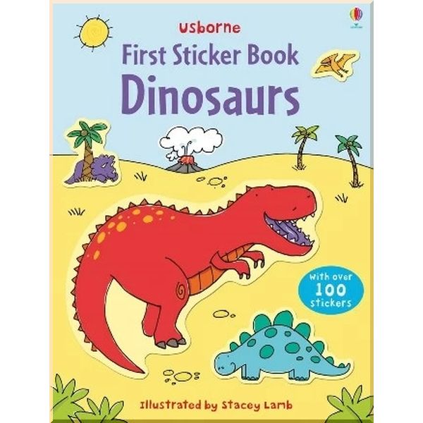 

Детская книга с наклейками Dinosaurs Sticker Book. Stacey Lamb. ISBN:9781409523086